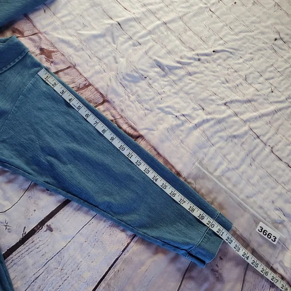 Cottagecore Denim Blue Dress Minimalist Retro Sheath With Pockets 2XL Wang Yi Ge - Picture 12 of 12